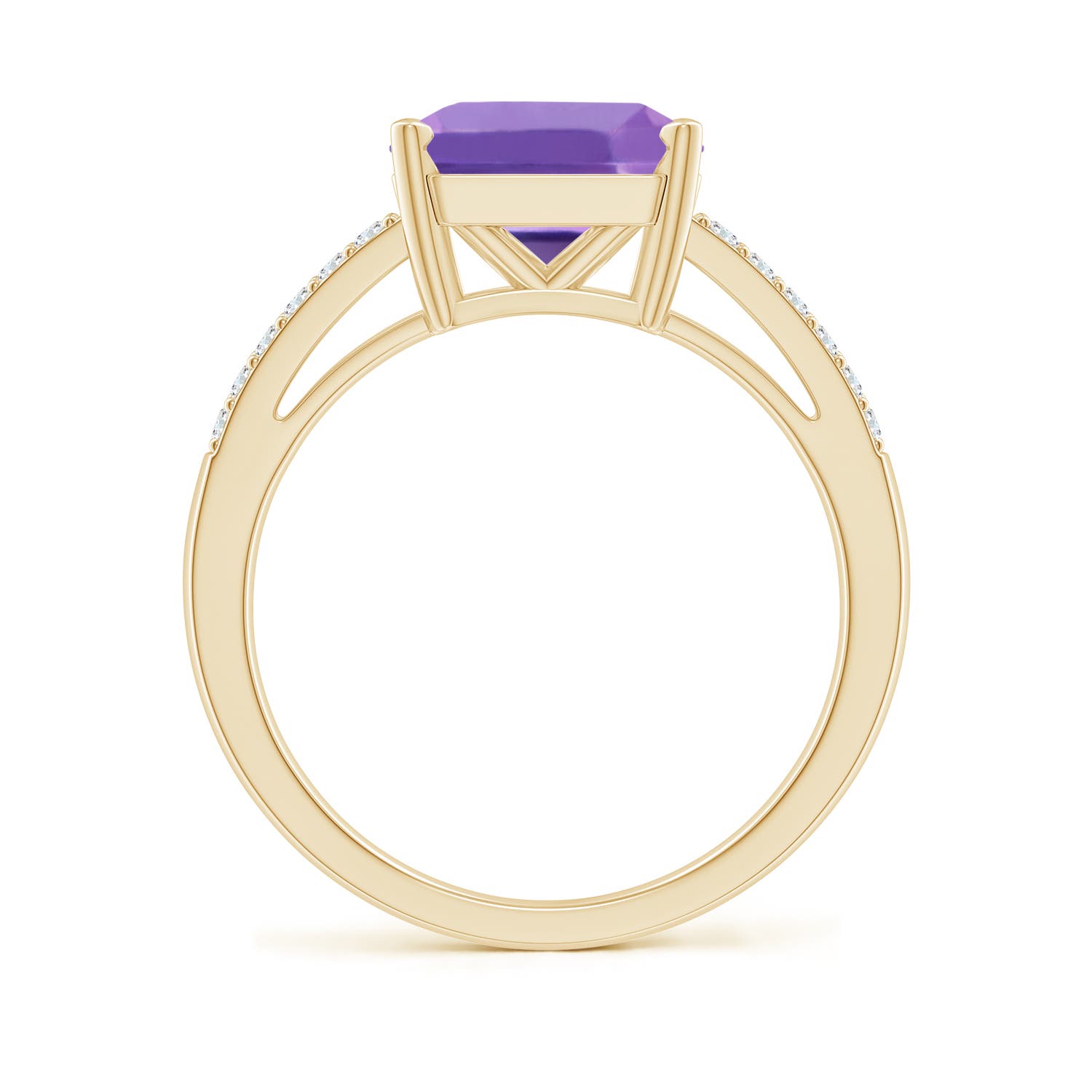 A - Amethyst / 3.04 CT / 14 KT Yellow Gold