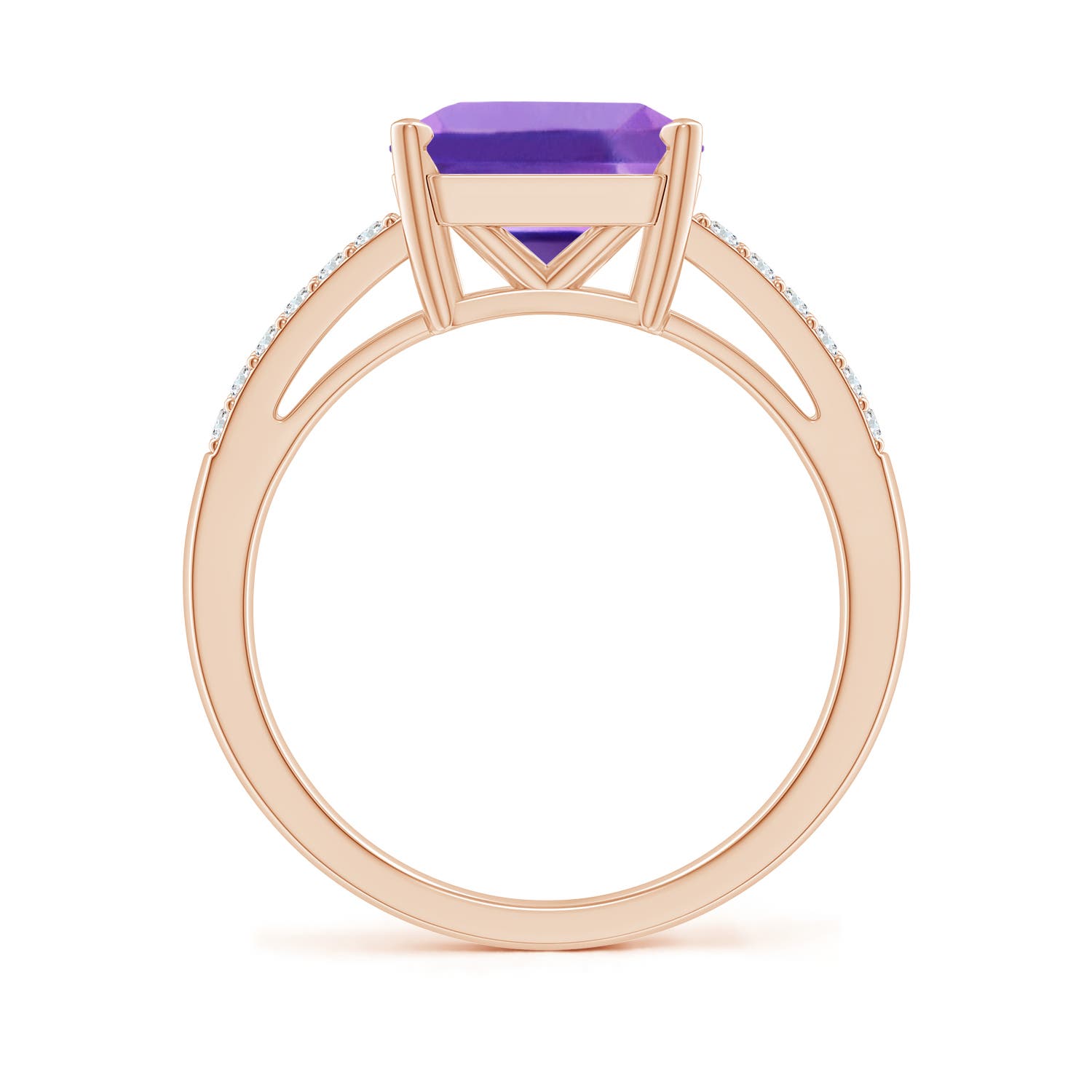 AA - Amethyst / 3.04 CT / 14 KT Rose Gold