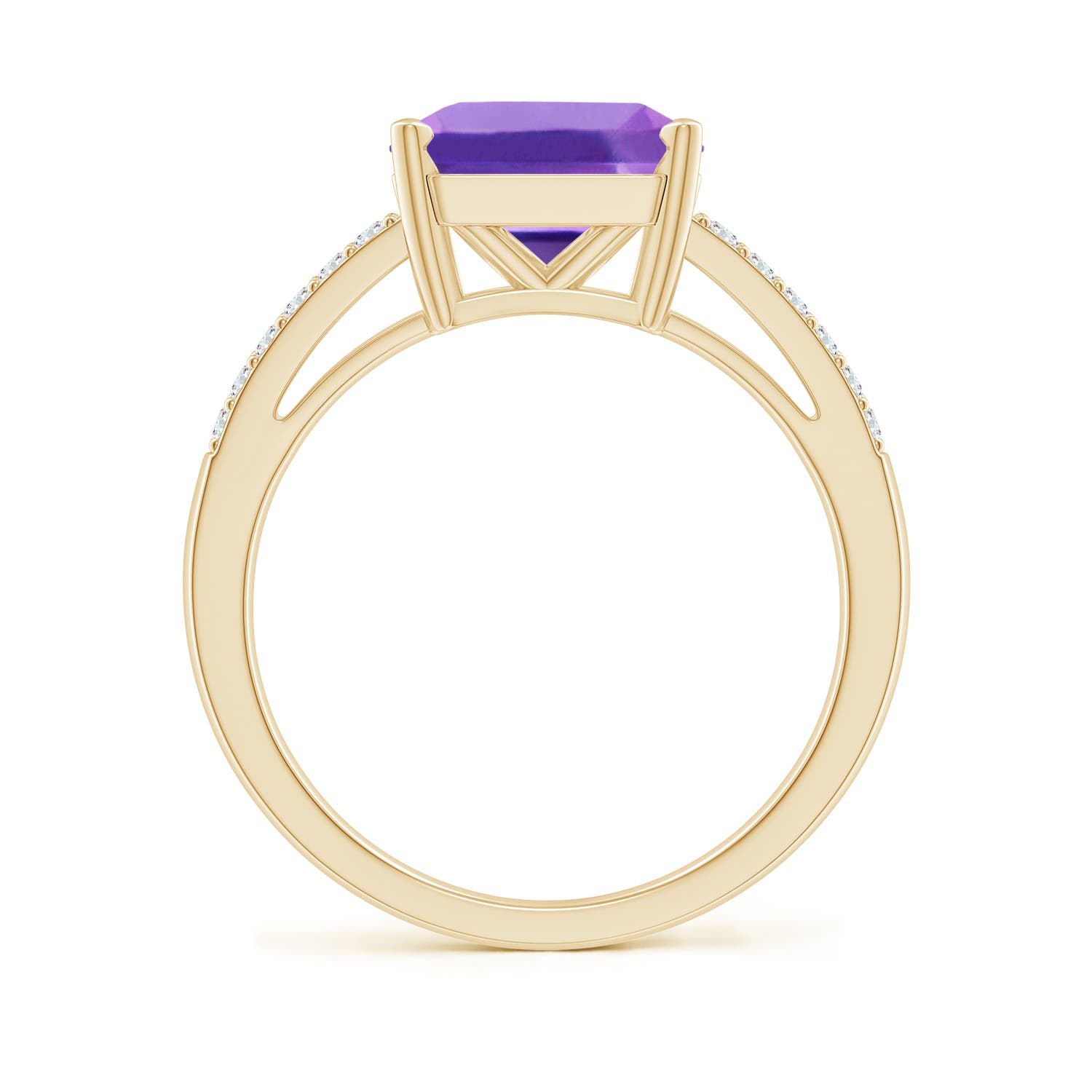 AA - Amethyst / 3.04 CT / 14 KT Yellow Gold