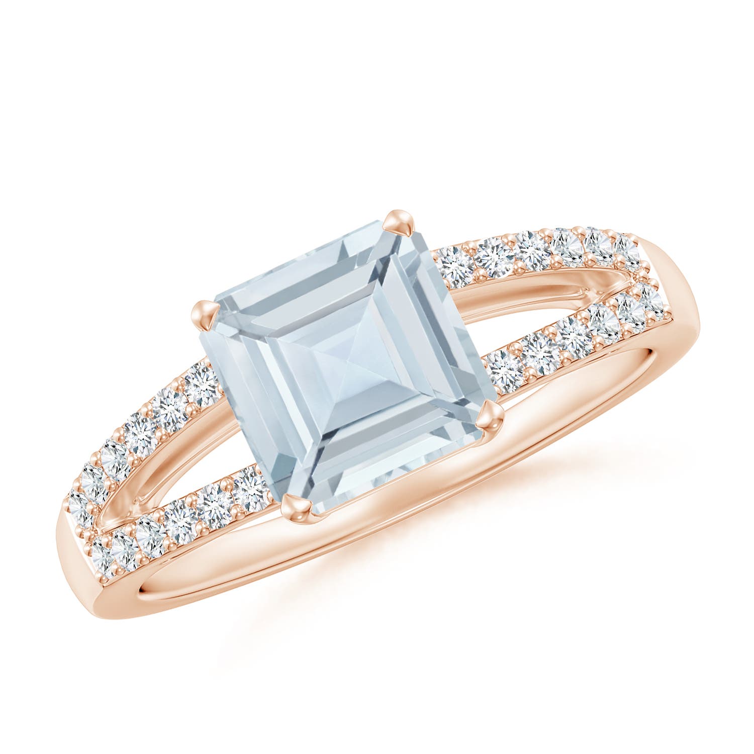 A - Aquamarine / 1.59 CT / 14 KT Rose Gold