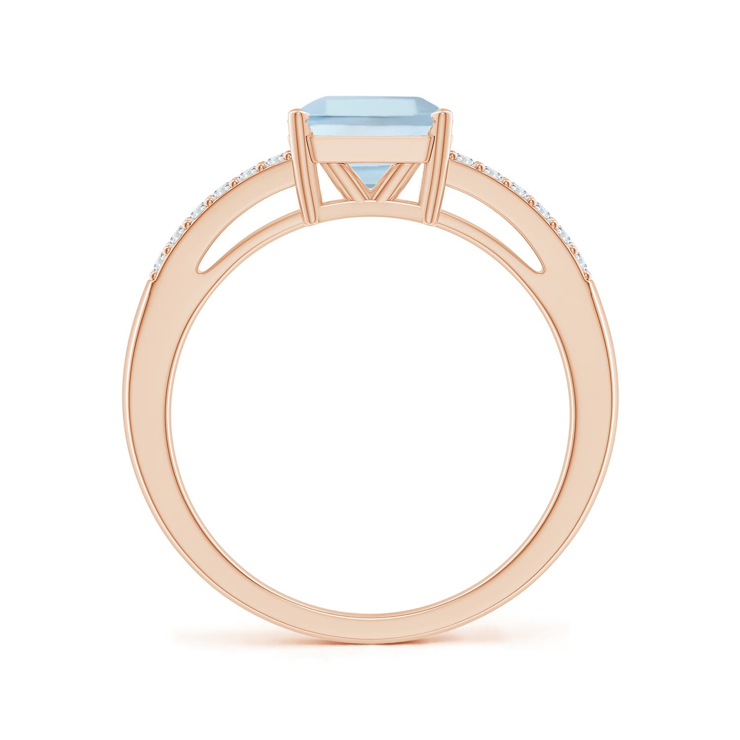 AA - Aquamarine / 1.59 CT / 14 KT Rose Gold