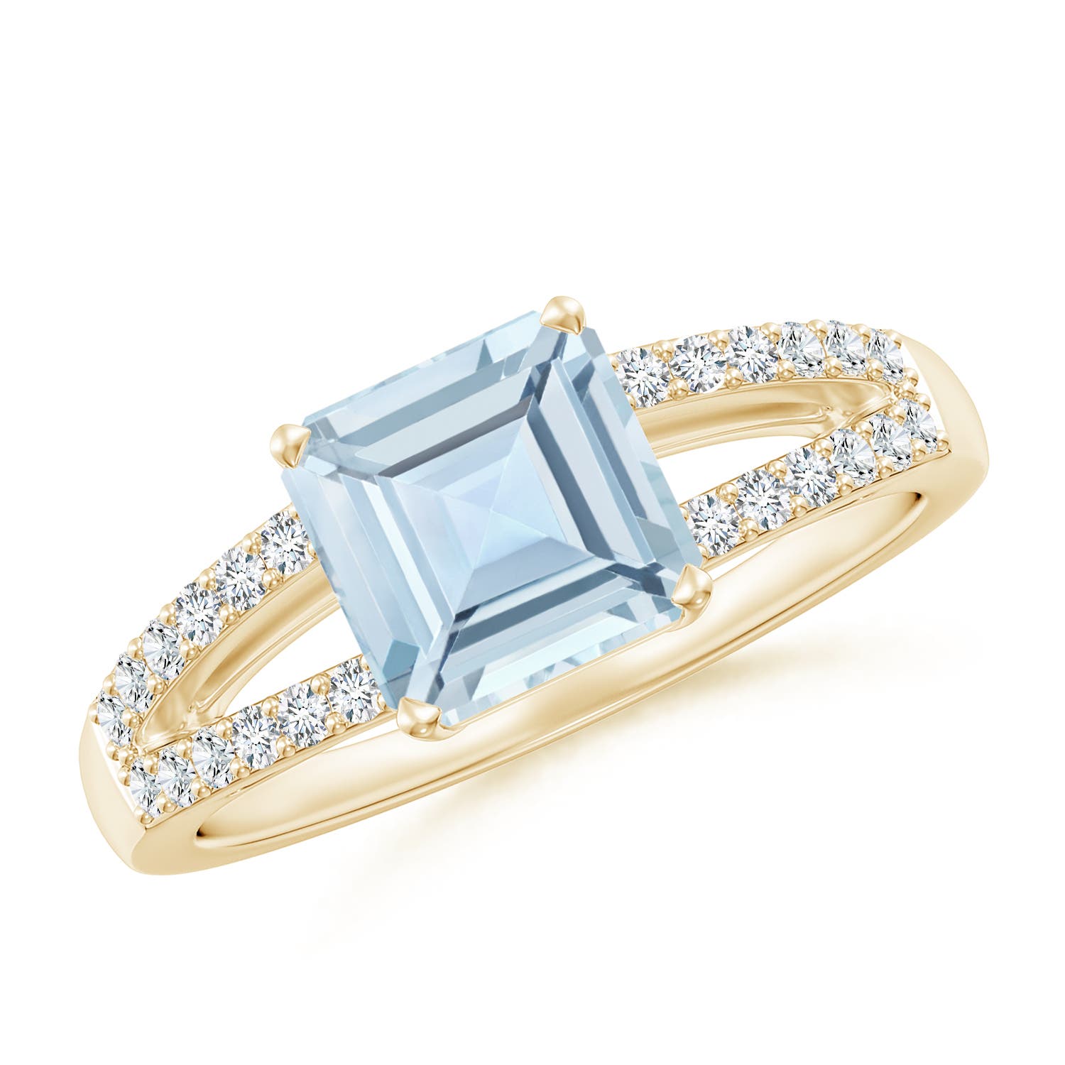 AA - Aquamarine / 1.59 CT / 14 KT Yellow Gold