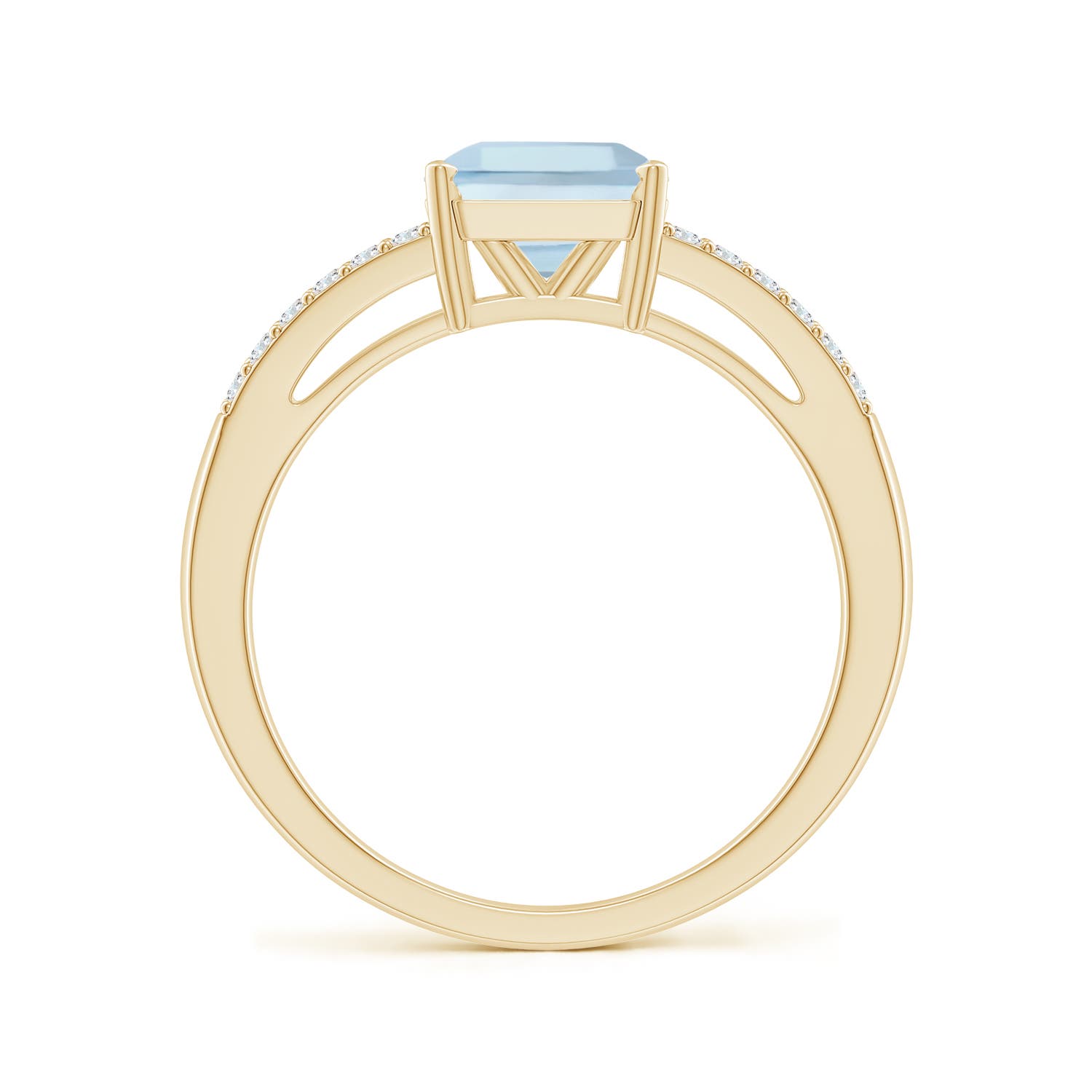 AA - Aquamarine / 1.59 CT / 14 KT Yellow Gold