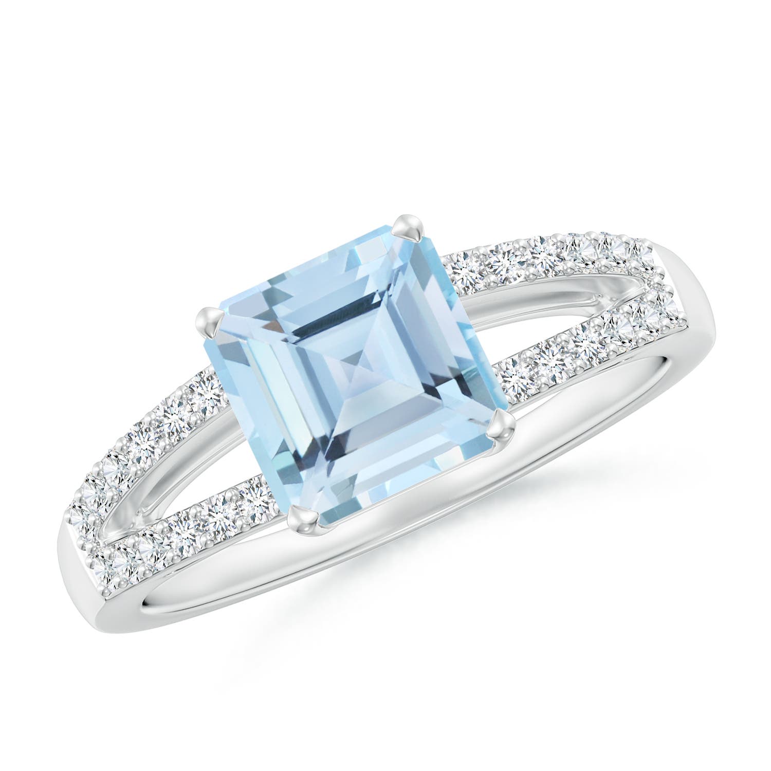 AAA - Aquamarine / 1.59 CT / 14 KT White Gold