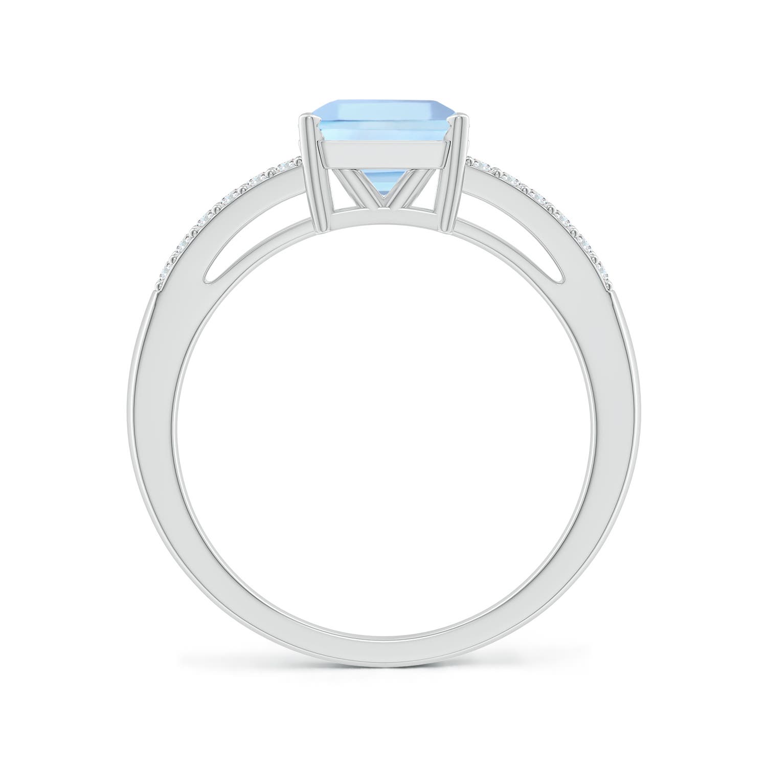 AAA - Aquamarine / 1.59 CT / 14 KT White Gold