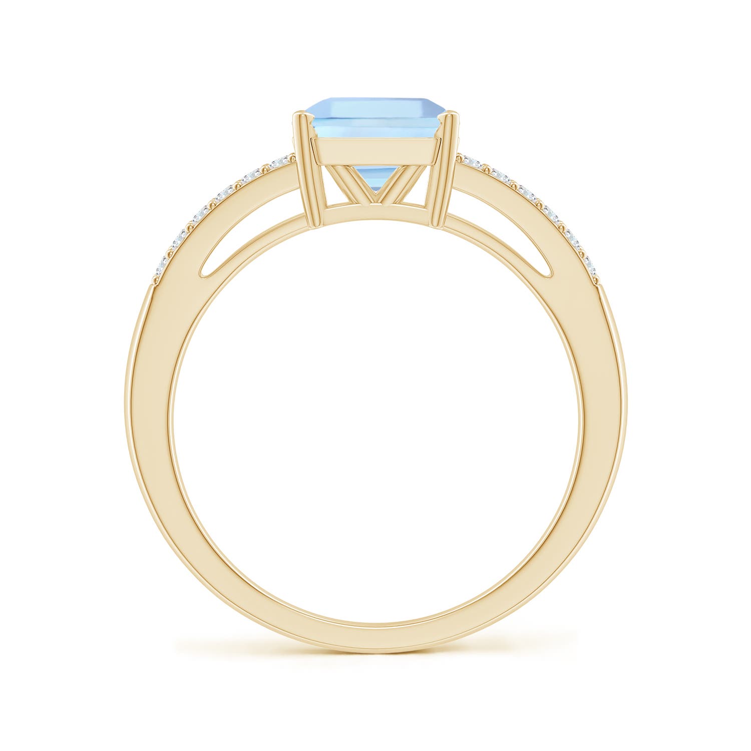 AAA - Aquamarine / 1.59 CT / 14 KT Yellow Gold