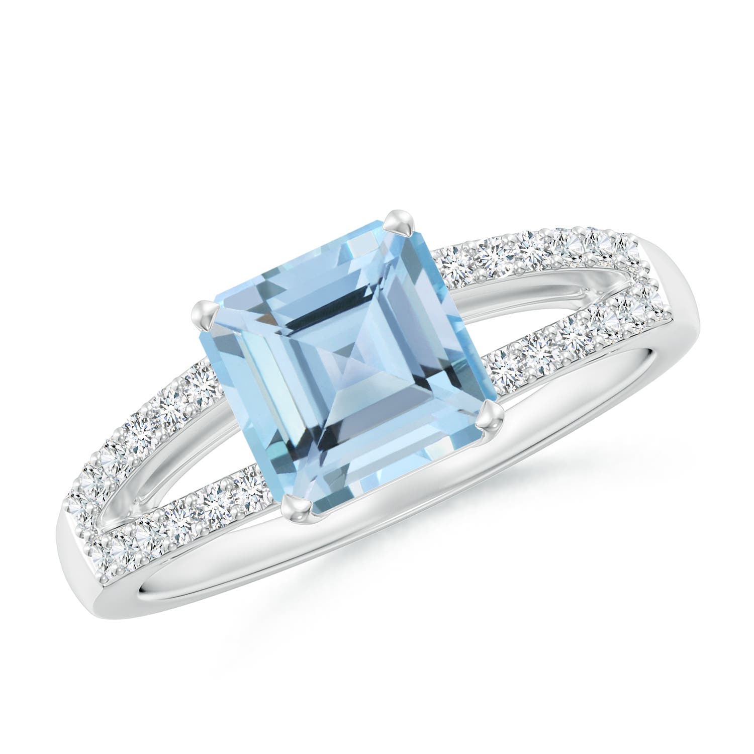 AAAA - Aquamarine / 1.59 CT / 14 KT White Gold