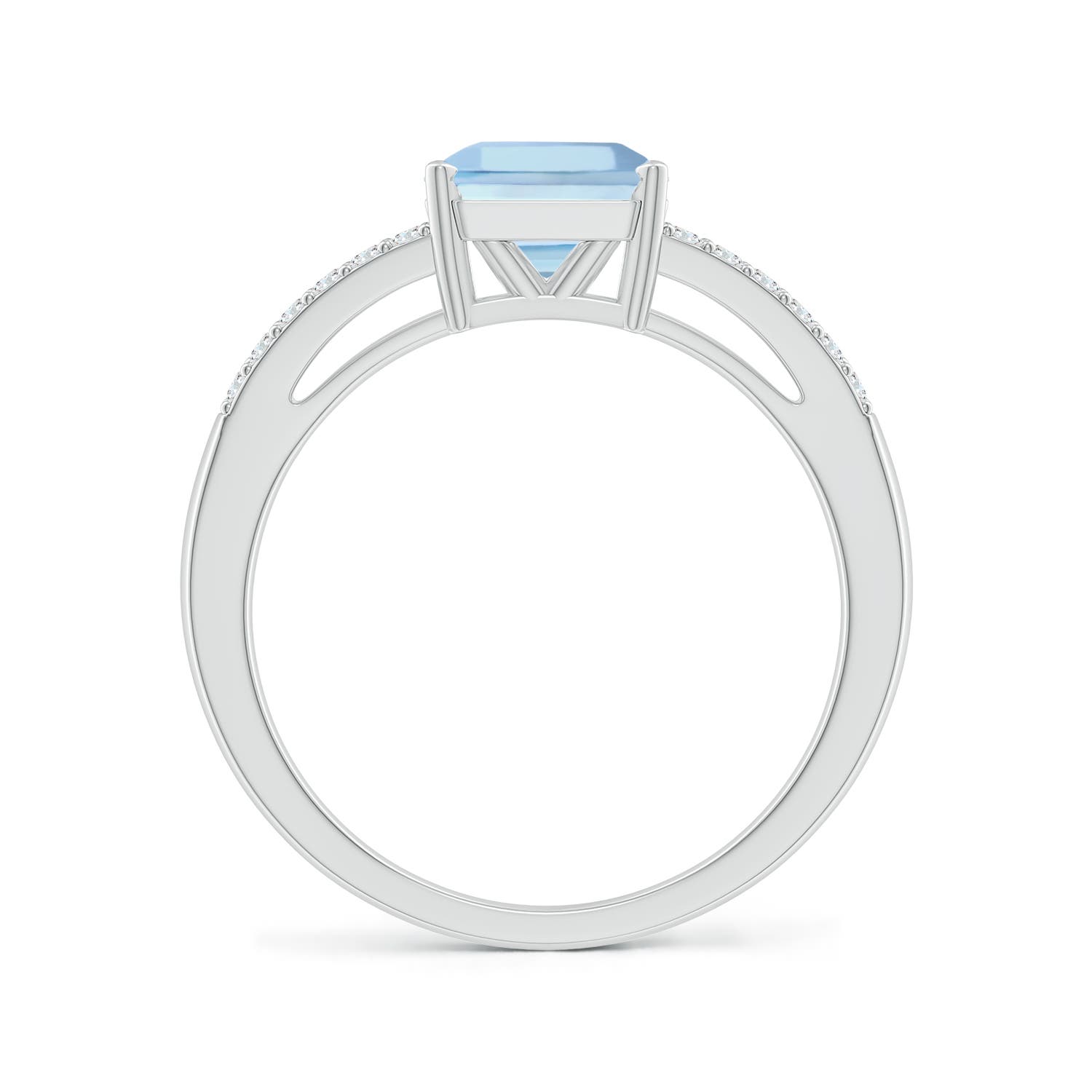 AAAA - Aquamarine / 1.59 CT / 14 KT White Gold