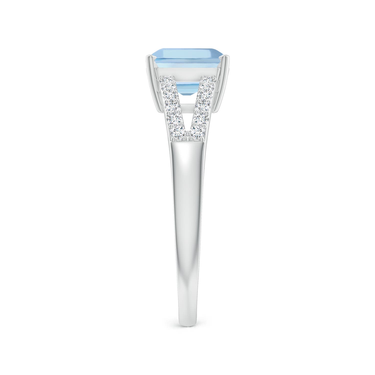 AAAA - Aquamarine / 1.59 CT / 14 KT White Gold