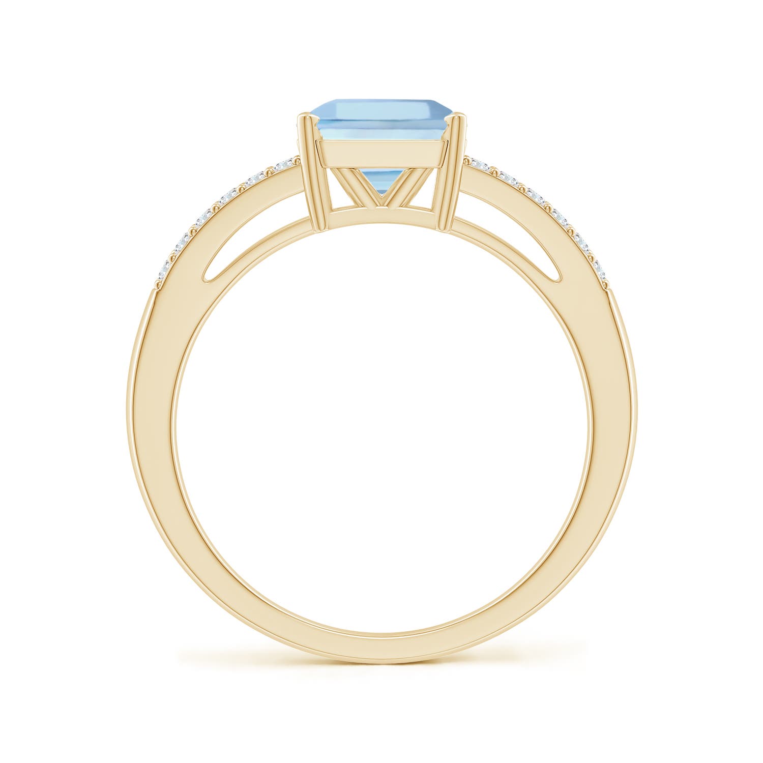 AAAA - Aquamarine / 1.59 CT / 14 KT Yellow Gold