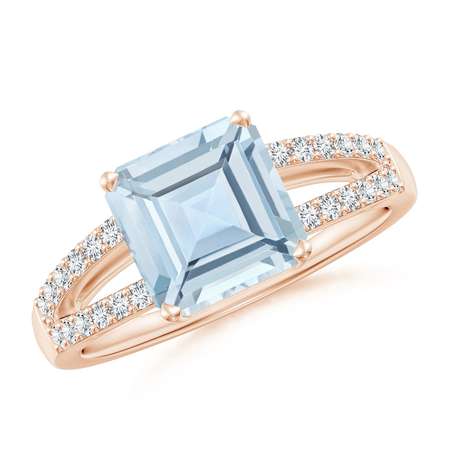 AA - Aquamarine / 2.24 CT / 14 KT Rose Gold