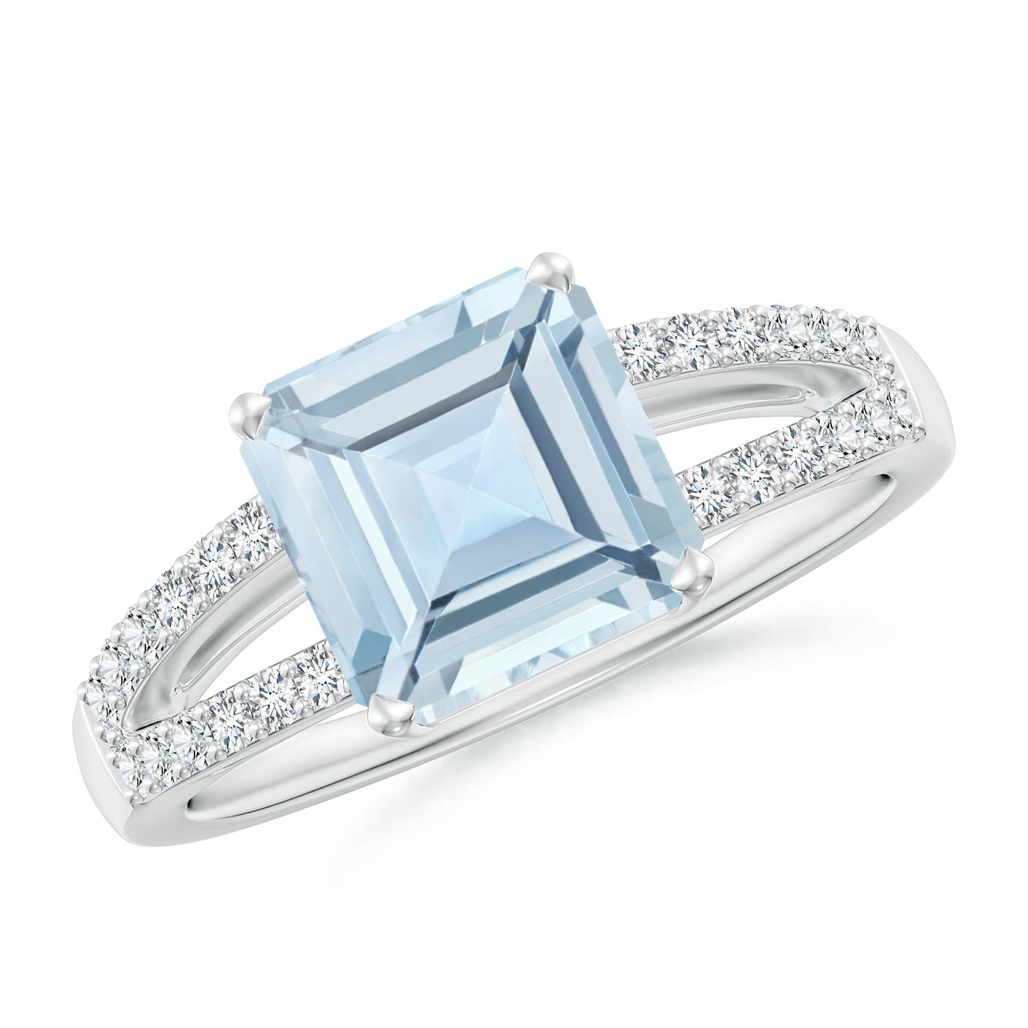 AA - Aquamarine / 2.24 CT / 14 KT White Gold