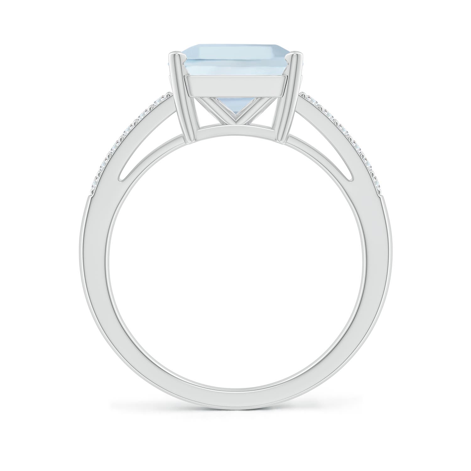 A - Aquamarine / 3.04 CT / 14 KT White Gold