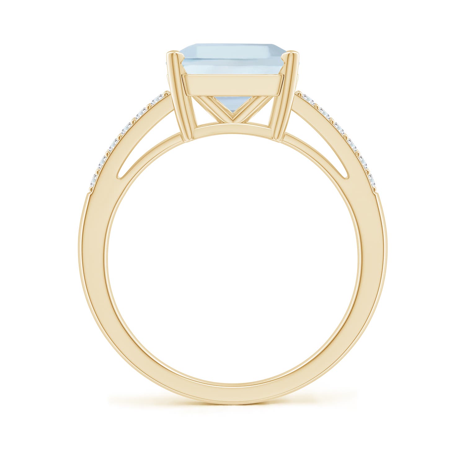 A - Aquamarine / 3.04 CT / 14 KT Yellow Gold