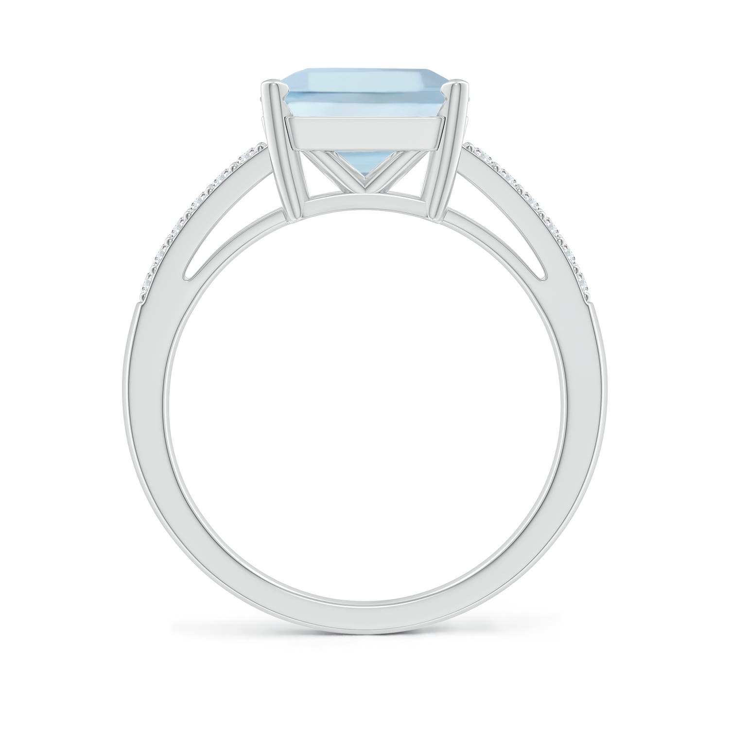 AA - Aquamarine / 3.04 CT / 14 KT White Gold