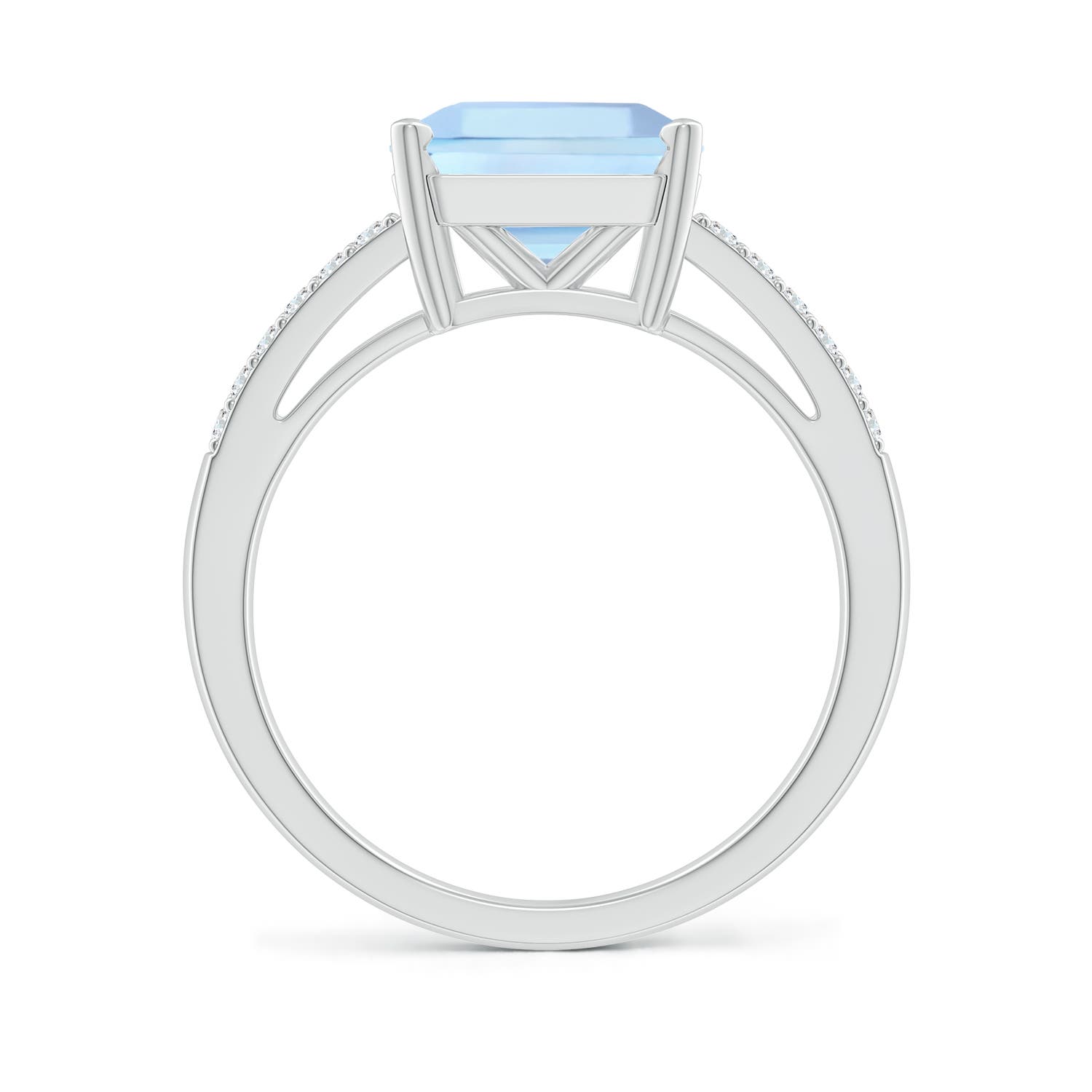 AAA - Aquamarine / 3.04 CT / 14 KT White Gold