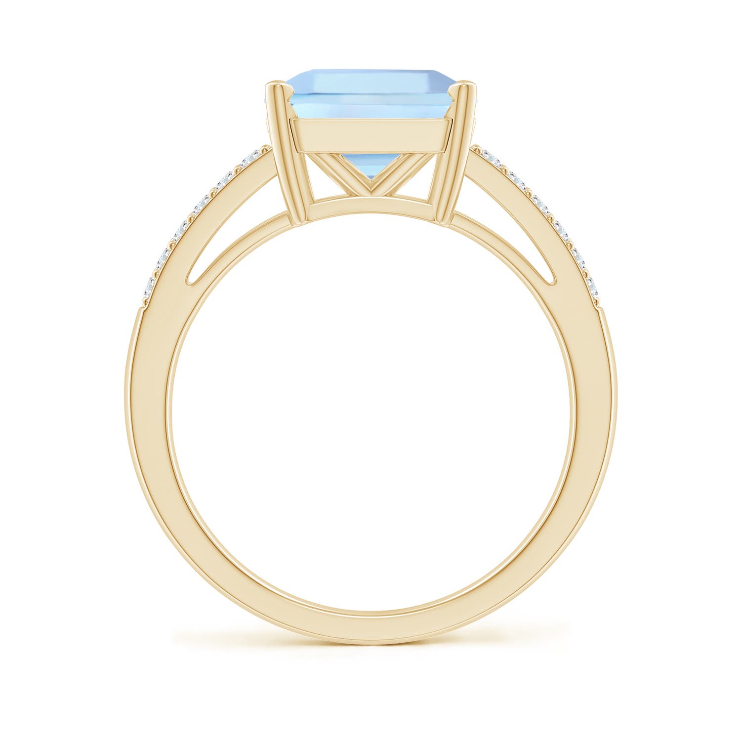 AAA - Aquamarine / 3.04 CT / 14 KT Yellow Gold