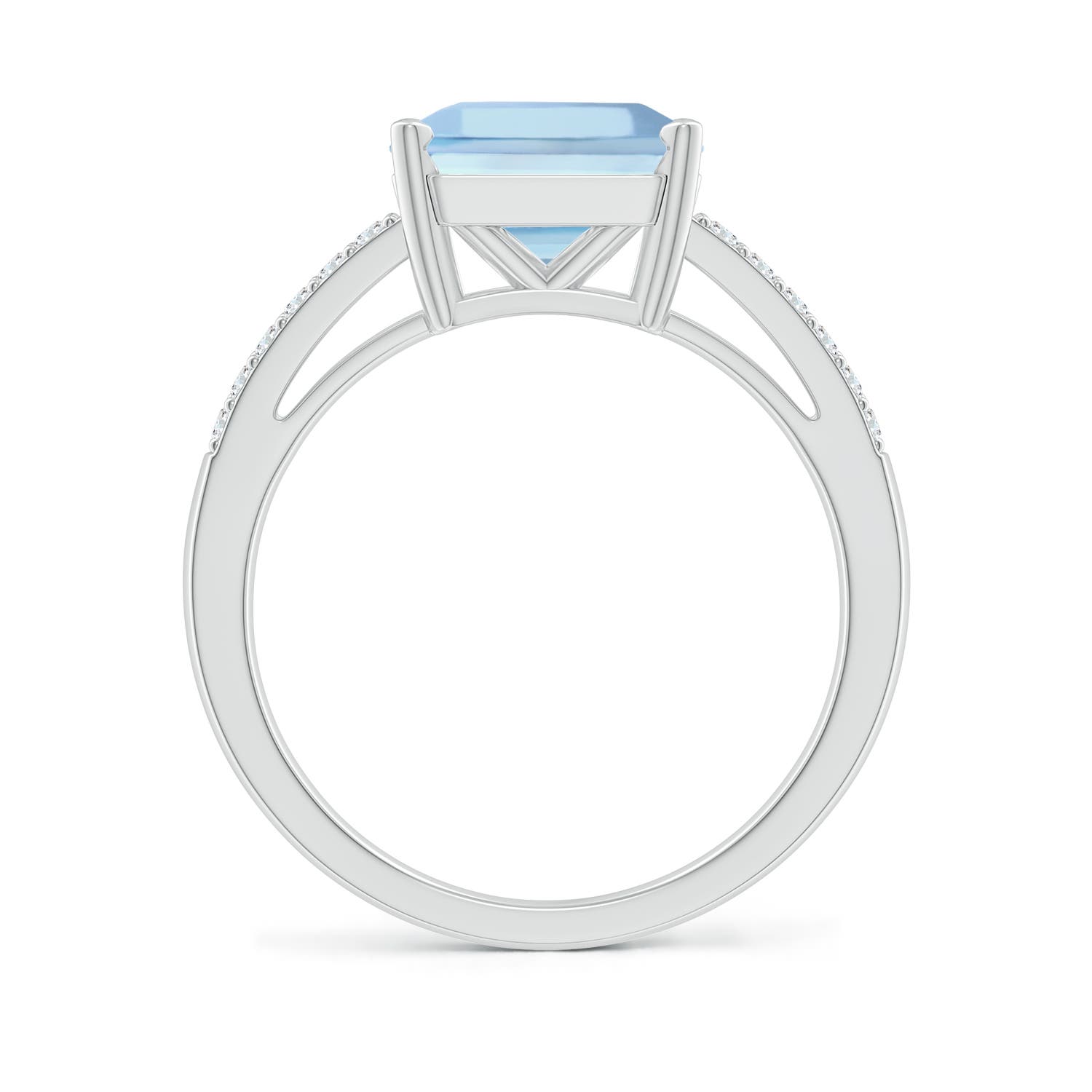 AAAA - Aquamarine / 3.04 CT / 14 KT White Gold