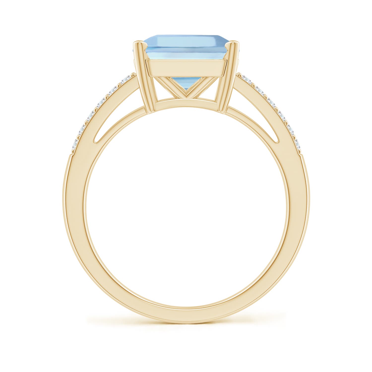 AAAA - Aquamarine / 3.04 CT / 14 KT Yellow Gold