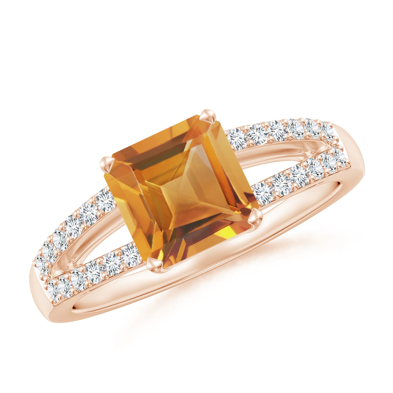 AA - Citrine / 1.84 CT / 14 KT Rose Gold