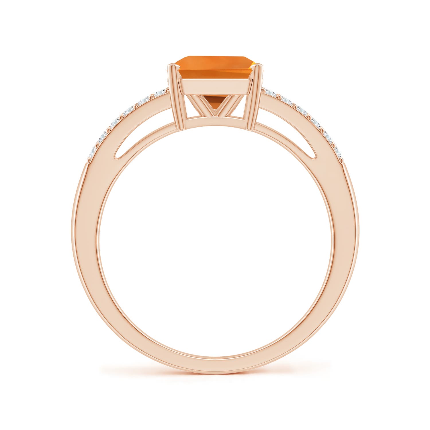 AAA - Citrine / 1.84 CT / 14 KT Rose Gold