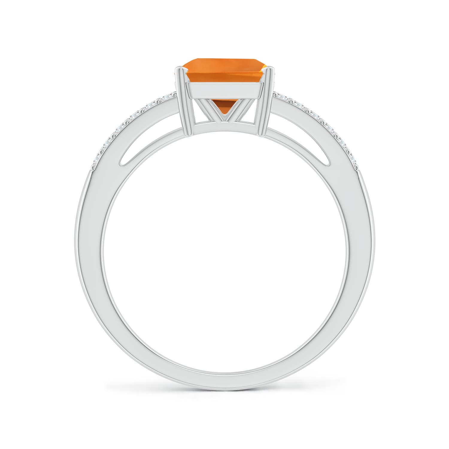 AAA - Citrine / 1.84 CT / 14 KT White Gold