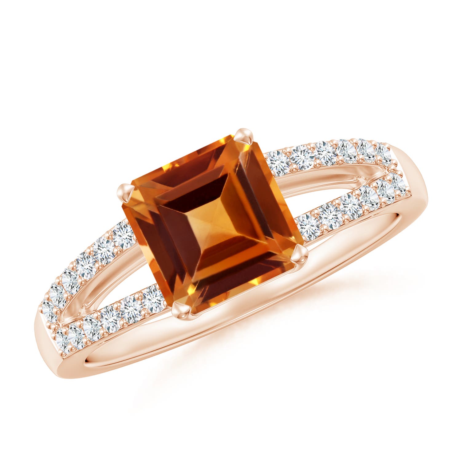 AAAA - Citrine / 1.84 CT / 14 KT Rose Gold