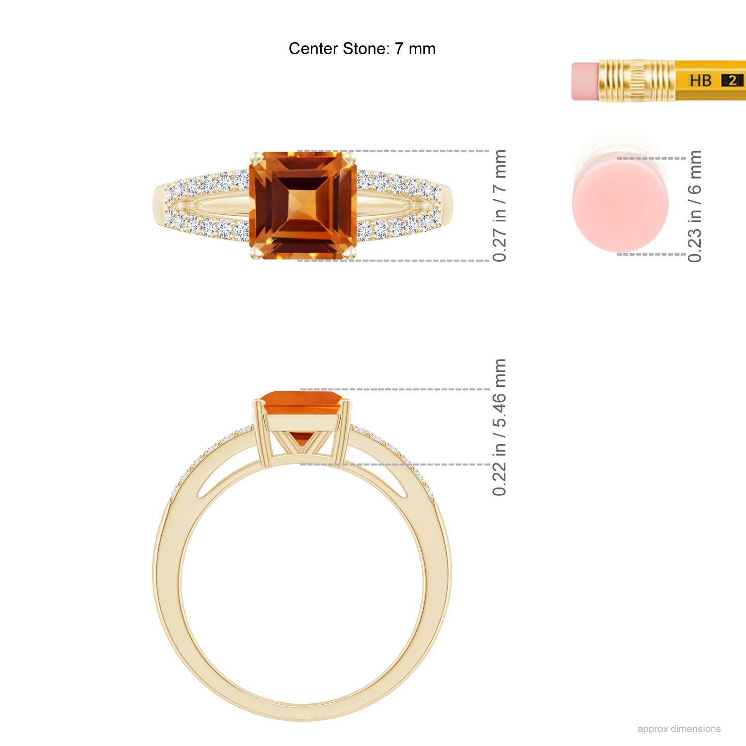 AAAA - Citrine / 1.84 CT / 14 KT Yellow Gold