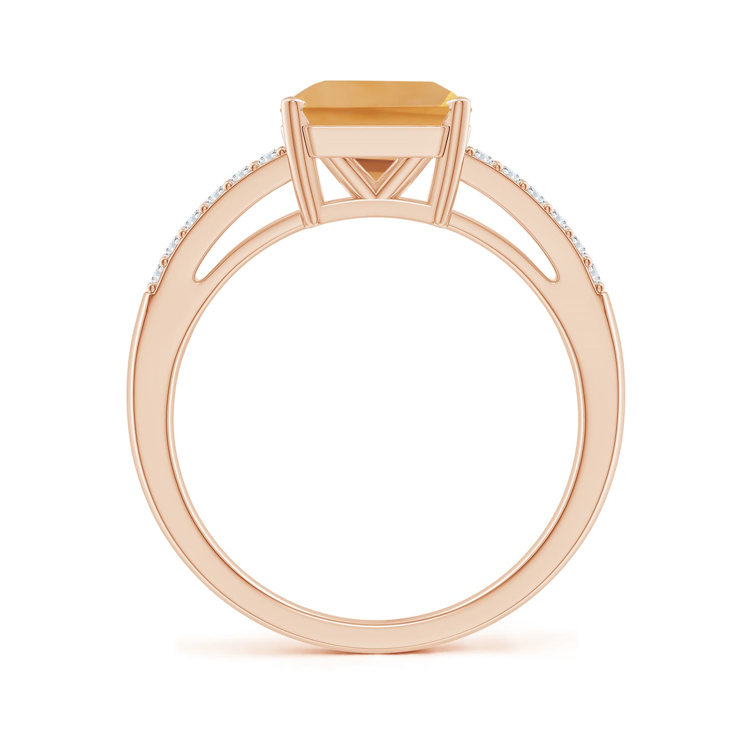 A - Citrine / 2.14 CT / 14 KT Rose Gold