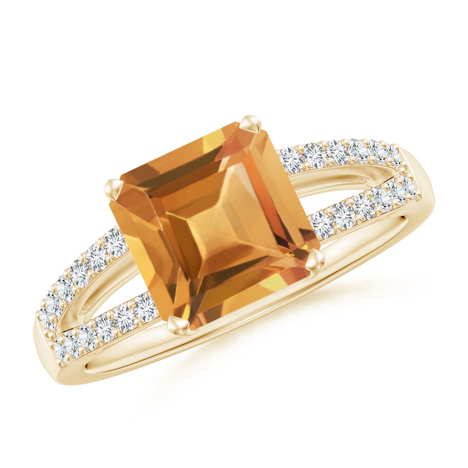 A - Citrine / 2.14 CT / 14 KT Yellow Gold