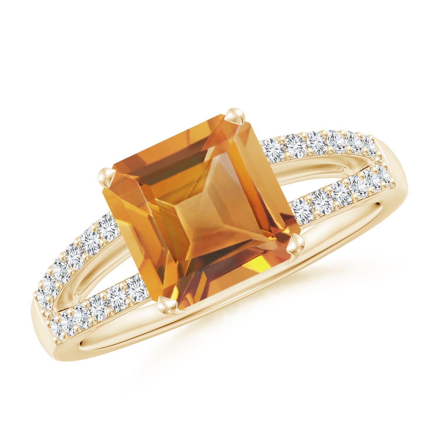 AA - Citrine / 2.14 CT / 14 KT Yellow Gold