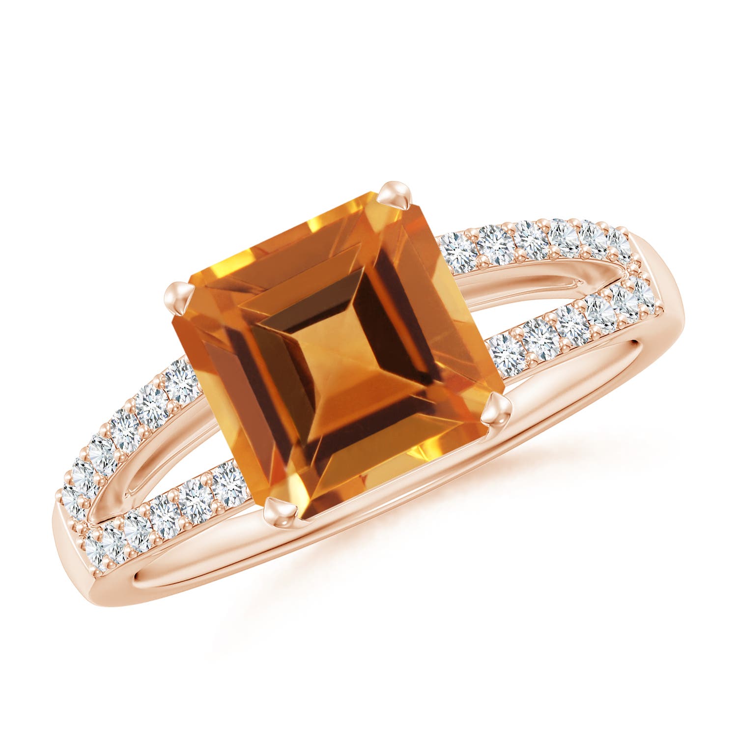 AAA - Citrine / 2.14 CT / 14 KT Rose Gold