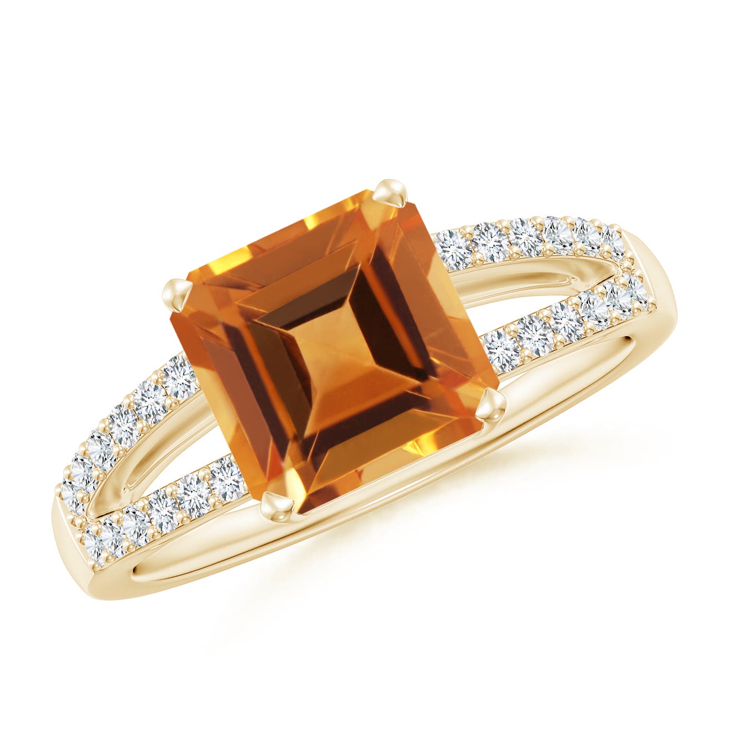 AAA - Citrine / 2.14 CT / 14 KT Yellow Gold