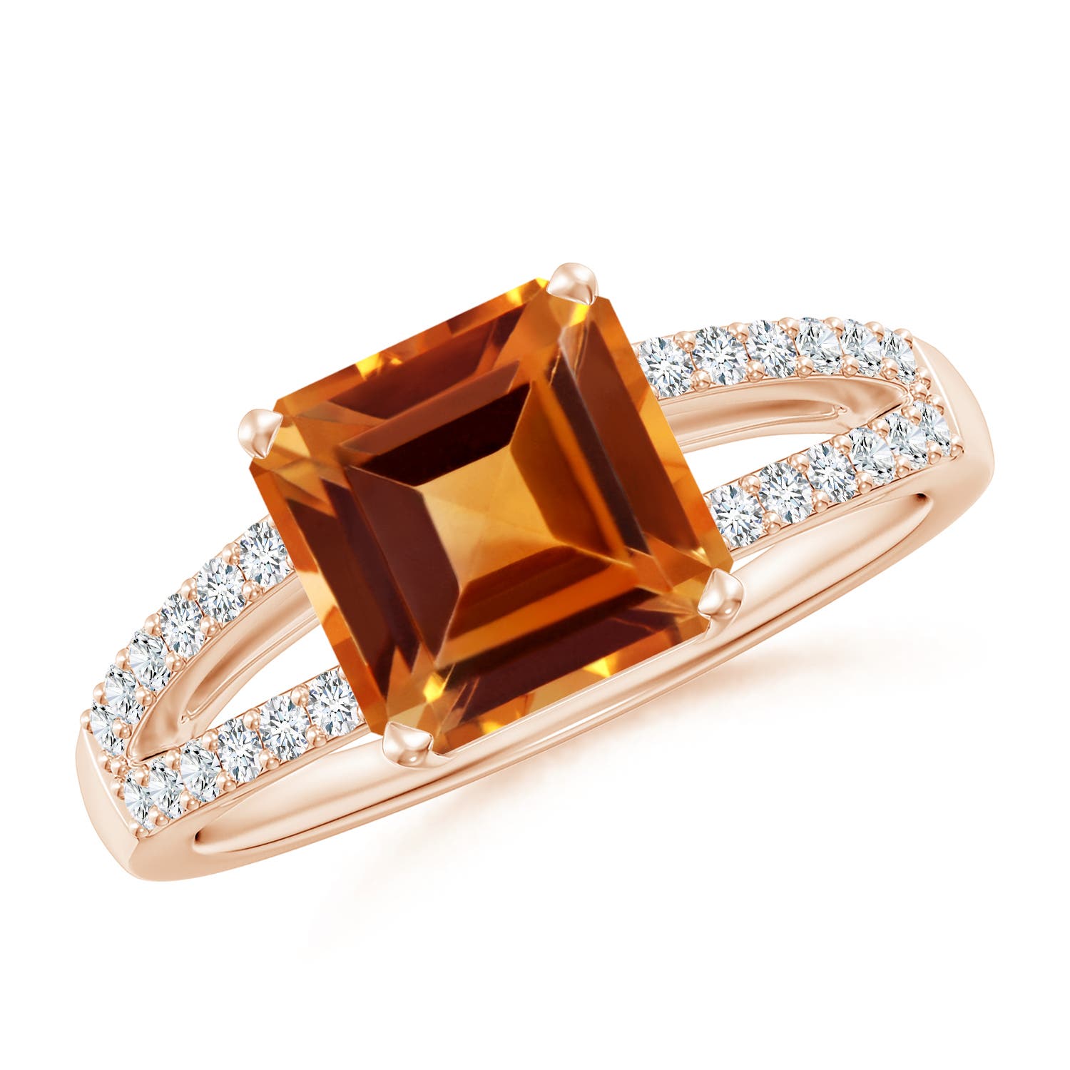 AAAA - Citrine / 2.14 CT / 14 KT Rose Gold