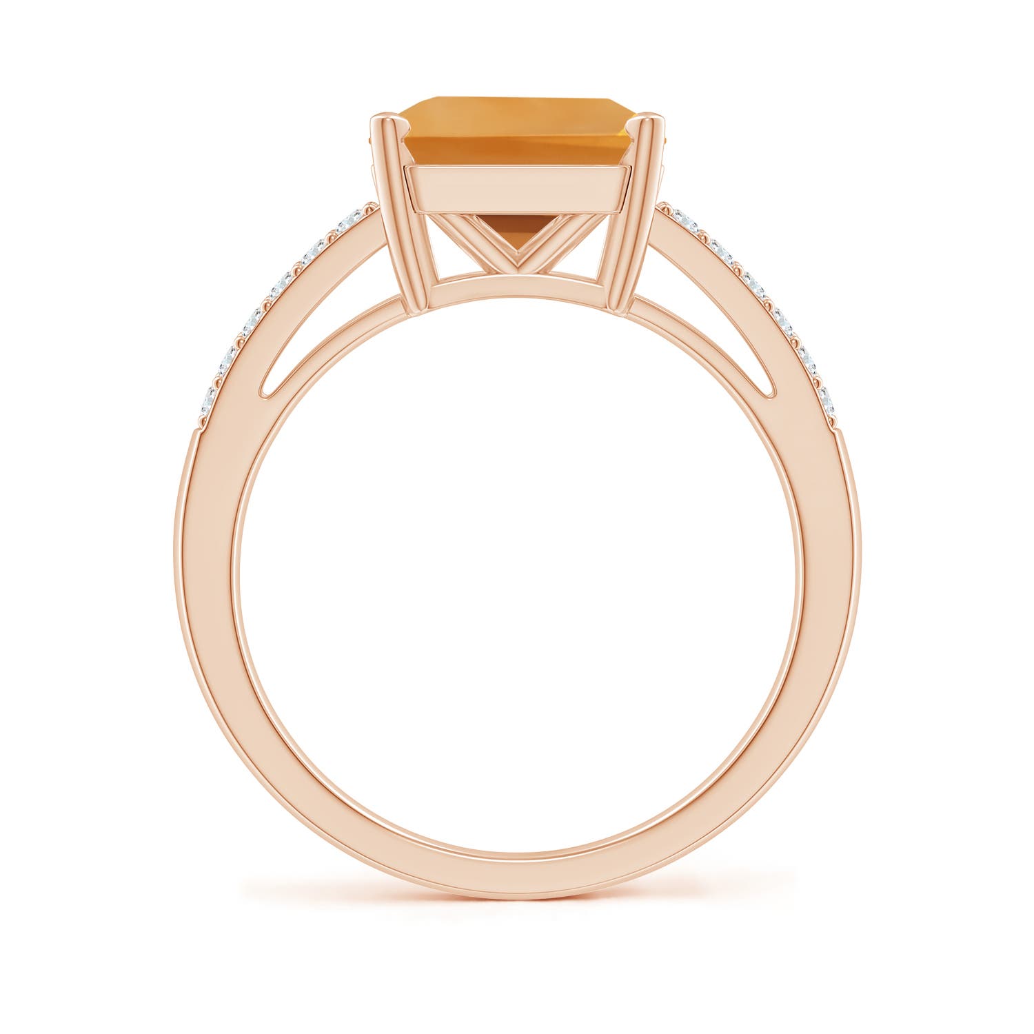 AA - Citrine / 3.49 CT / 14 KT Rose Gold