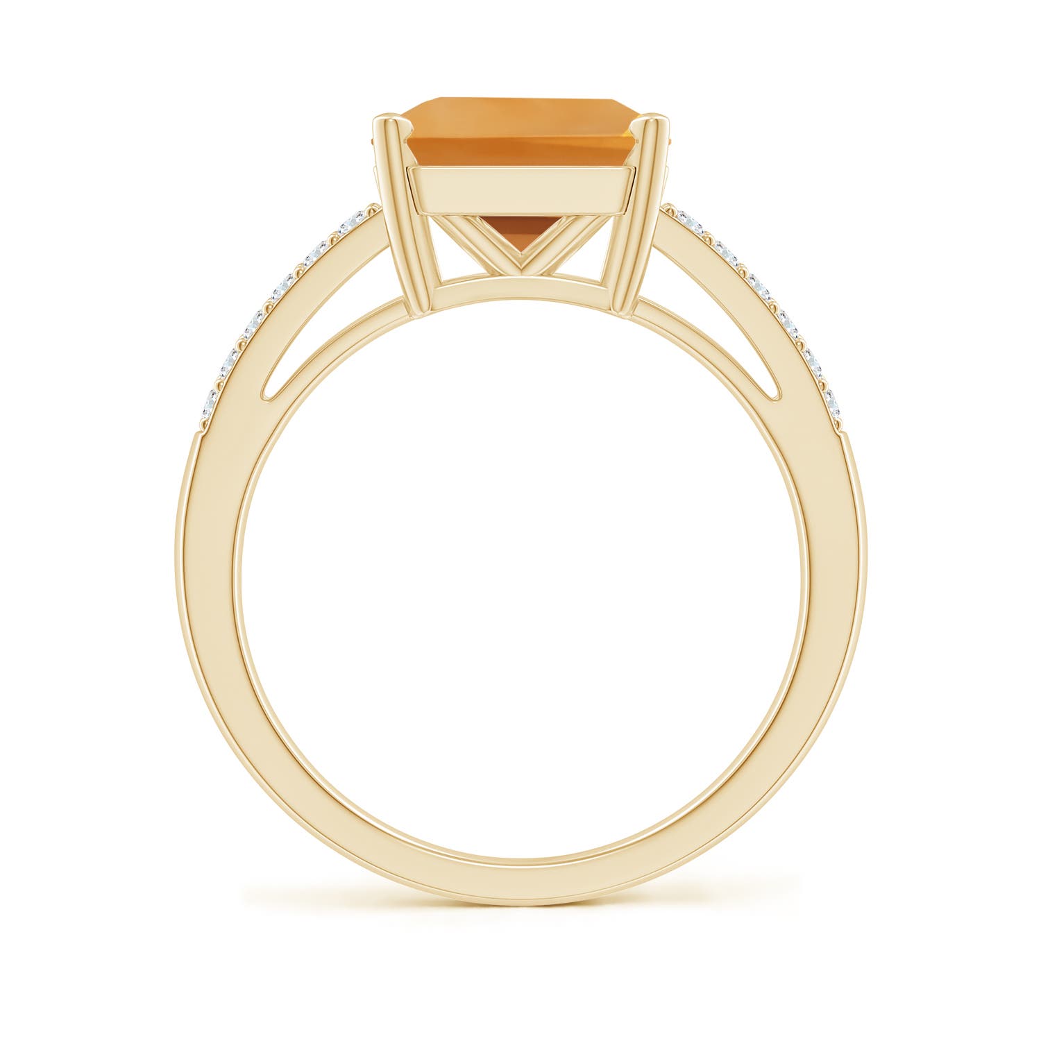 AA - Citrine / 3.49 CT / 14 KT Yellow Gold