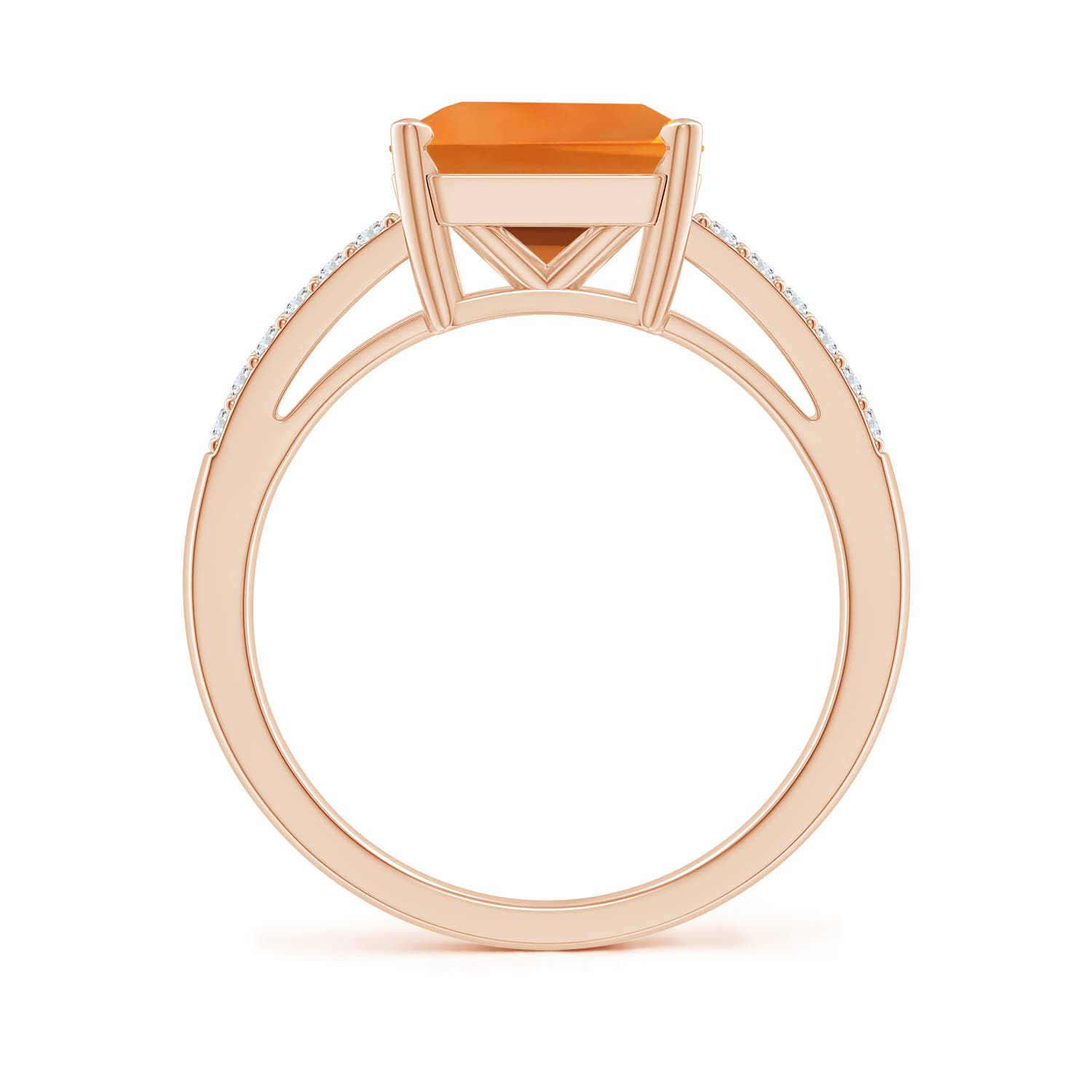 AAA - Citrine / 3.49 CT / 14 KT Rose Gold