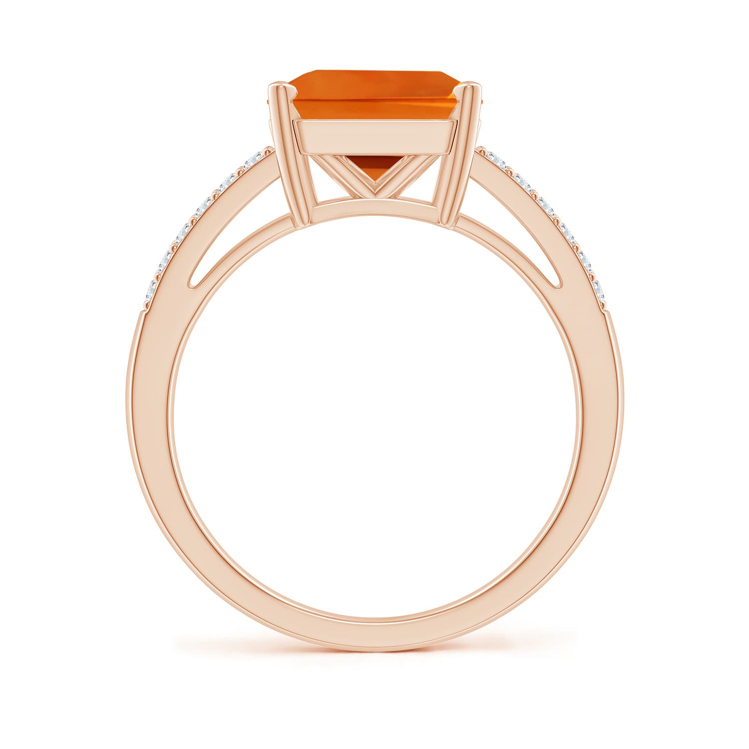 AAAA - Citrine / 3.49 CT / 14 KT Rose Gold