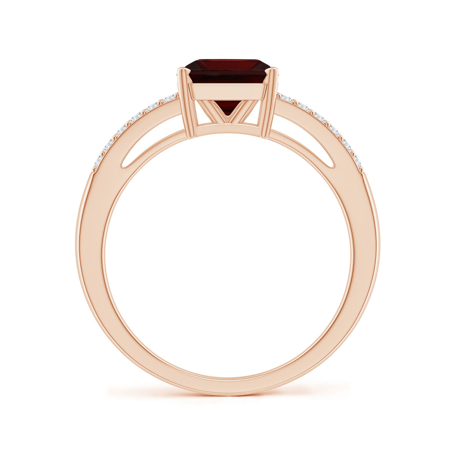 A - Garnet / 2.14 CT / 14 KT Rose Gold