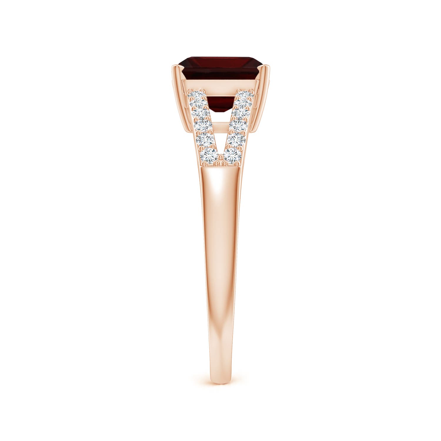 A - Garnet / 2.14 CT / 14 KT Rose Gold