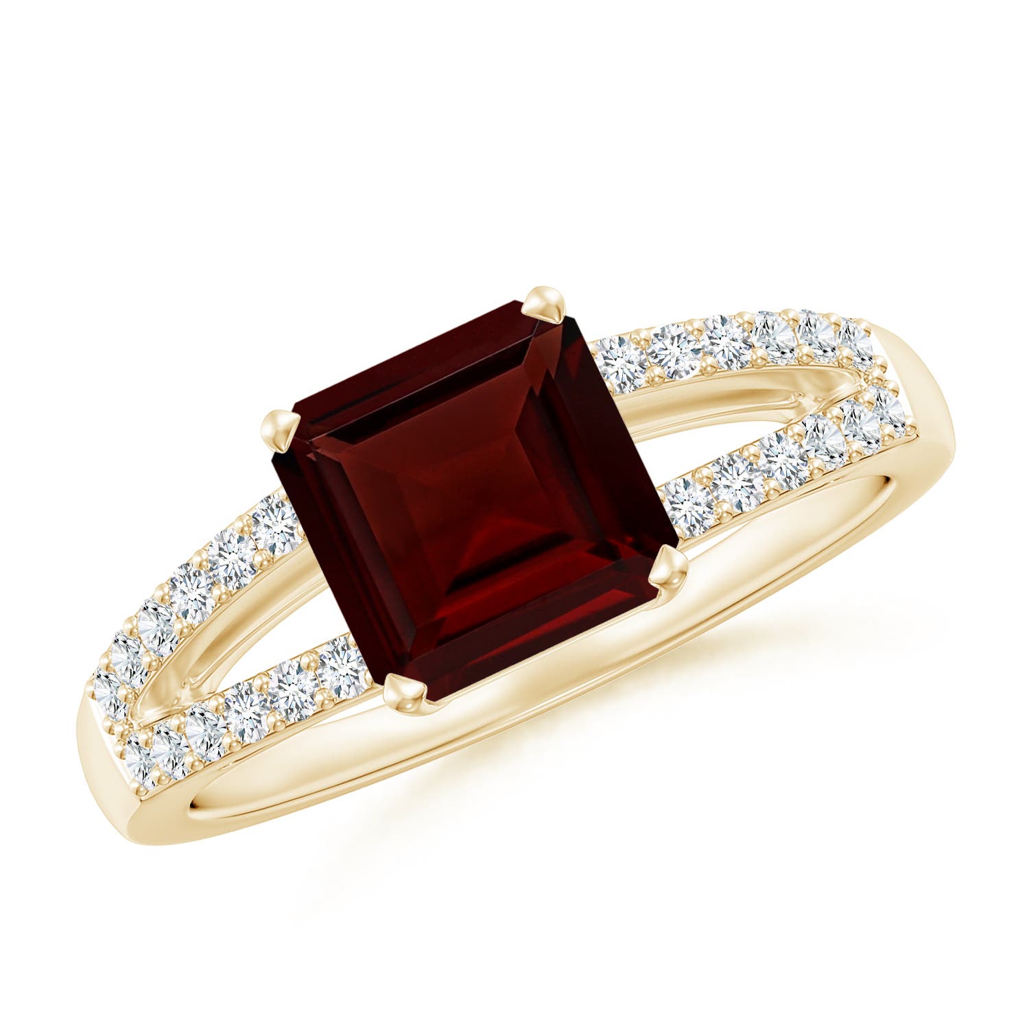 A - Garnet / 2.14 CT / 14 KT Yellow Gold