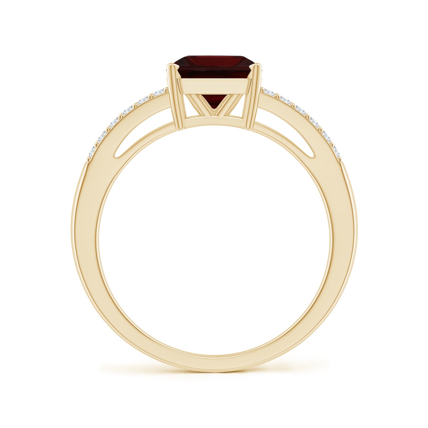 A - Garnet / 2.14 CT / 14 KT Yellow Gold