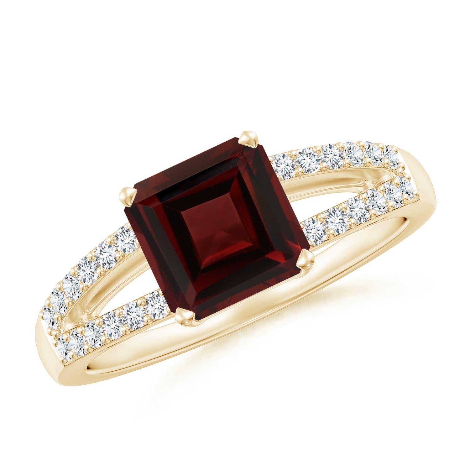 AA - Garnet / 2.14 CT / 14 KT Yellow Gold