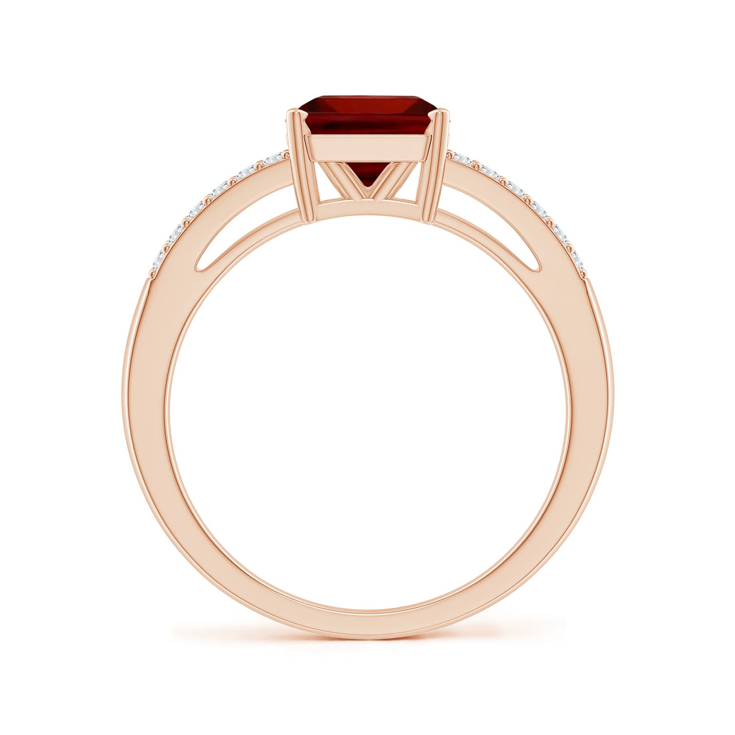 AAAA - Garnet / 2.14 CT / 14 KT Rose Gold