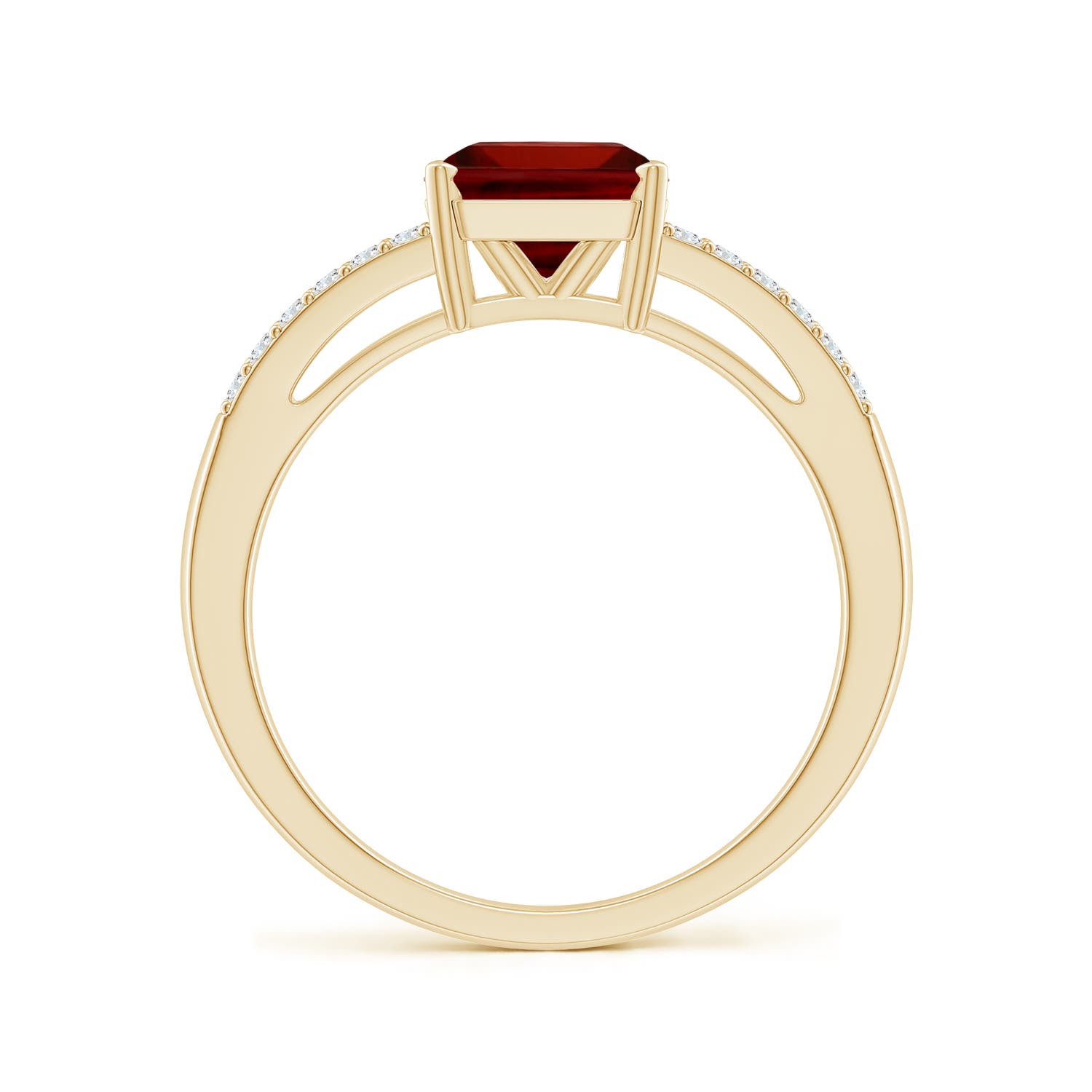 AAAA - Garnet / 2.14 CT / 14 KT Yellow Gold