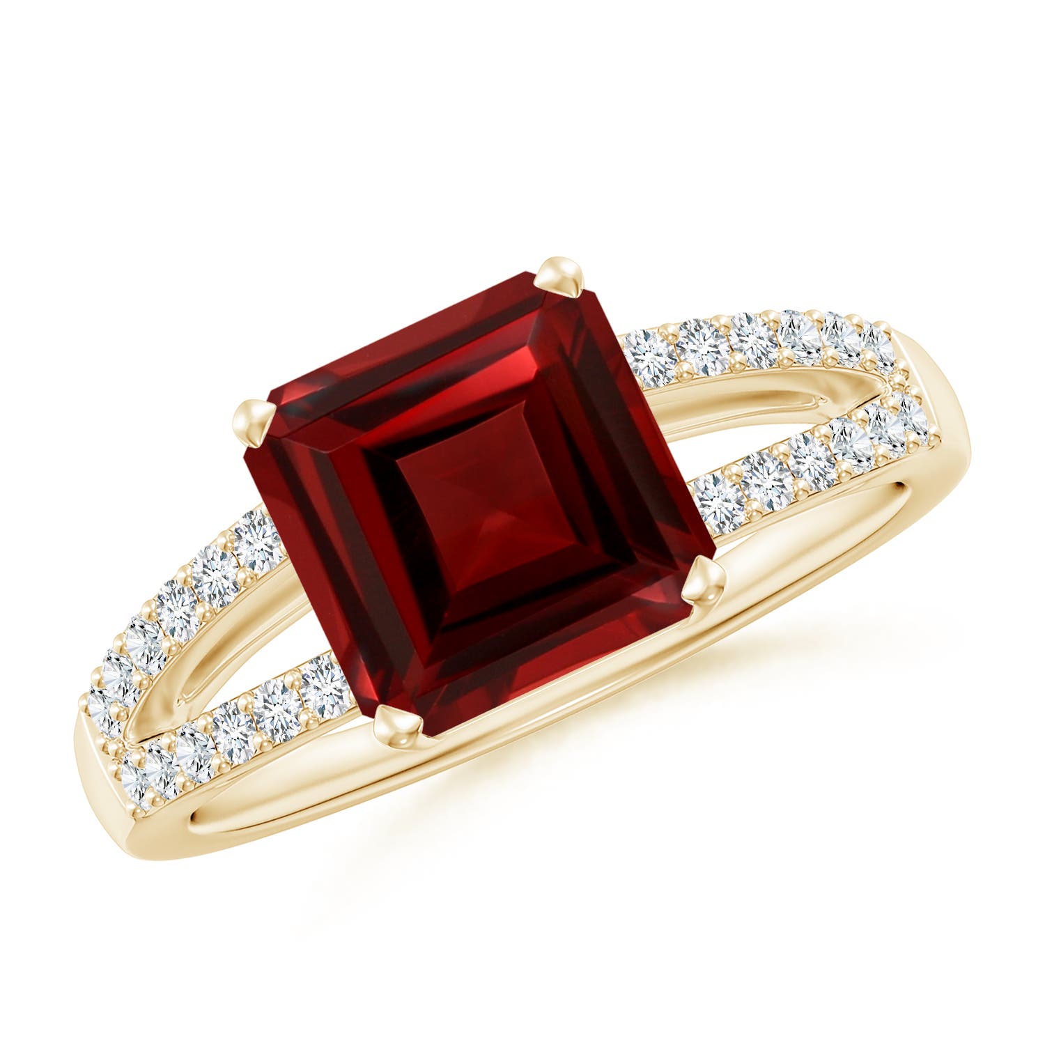 AAA - Garnet / 3.04 CT / 14 KT Yellow Gold