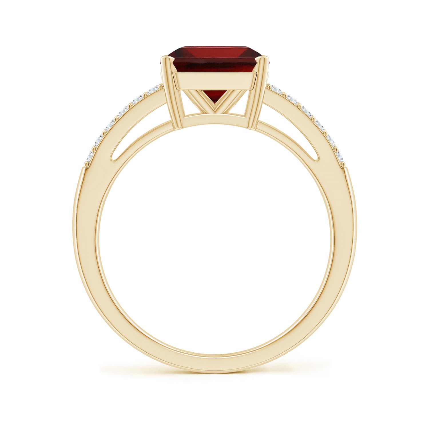 AAA - Garnet / 3.04 CT / 14 KT Yellow Gold