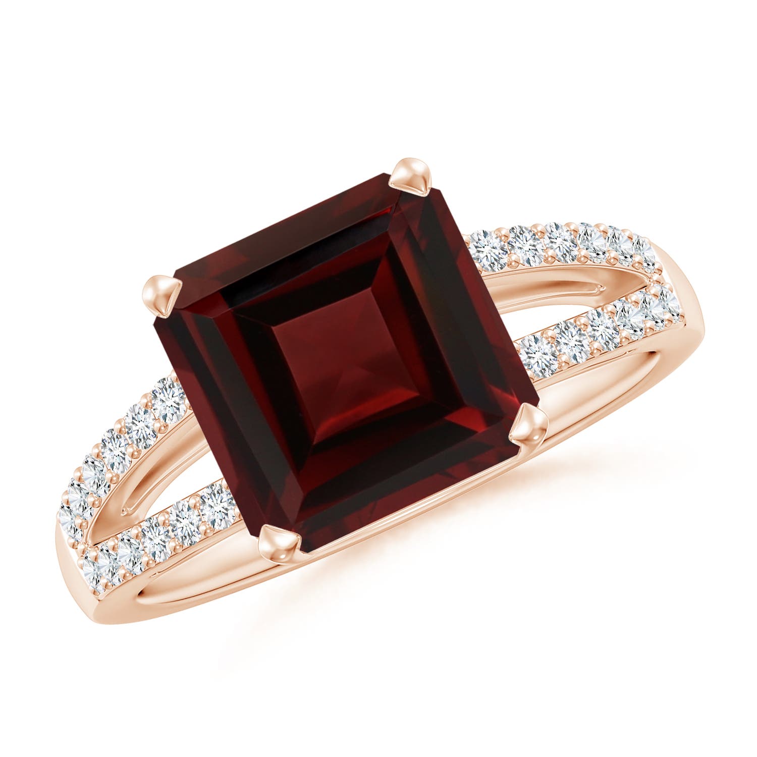 AA - Garnet / 4.44 CT / 14 KT Rose Gold