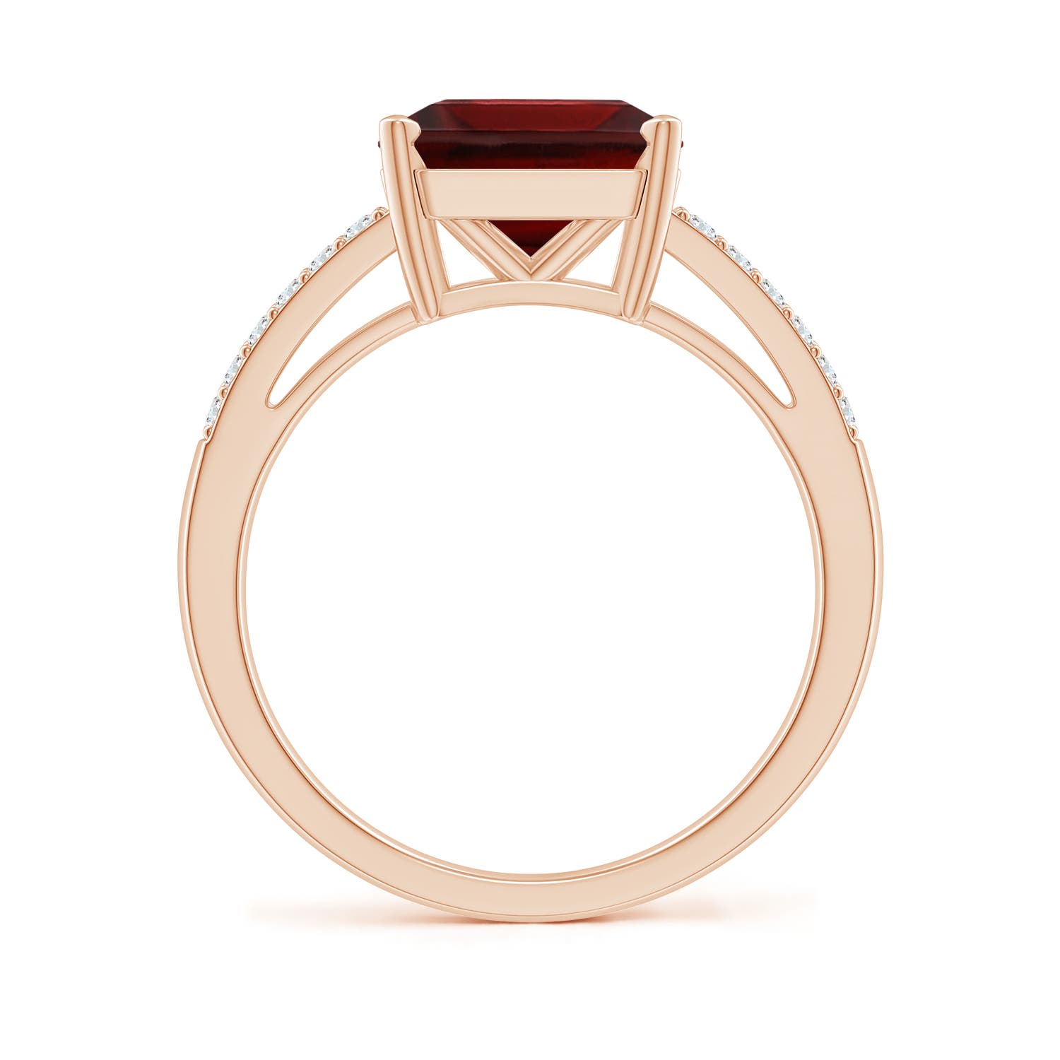 AA - Garnet / 4.44 CT / 14 KT Rose Gold