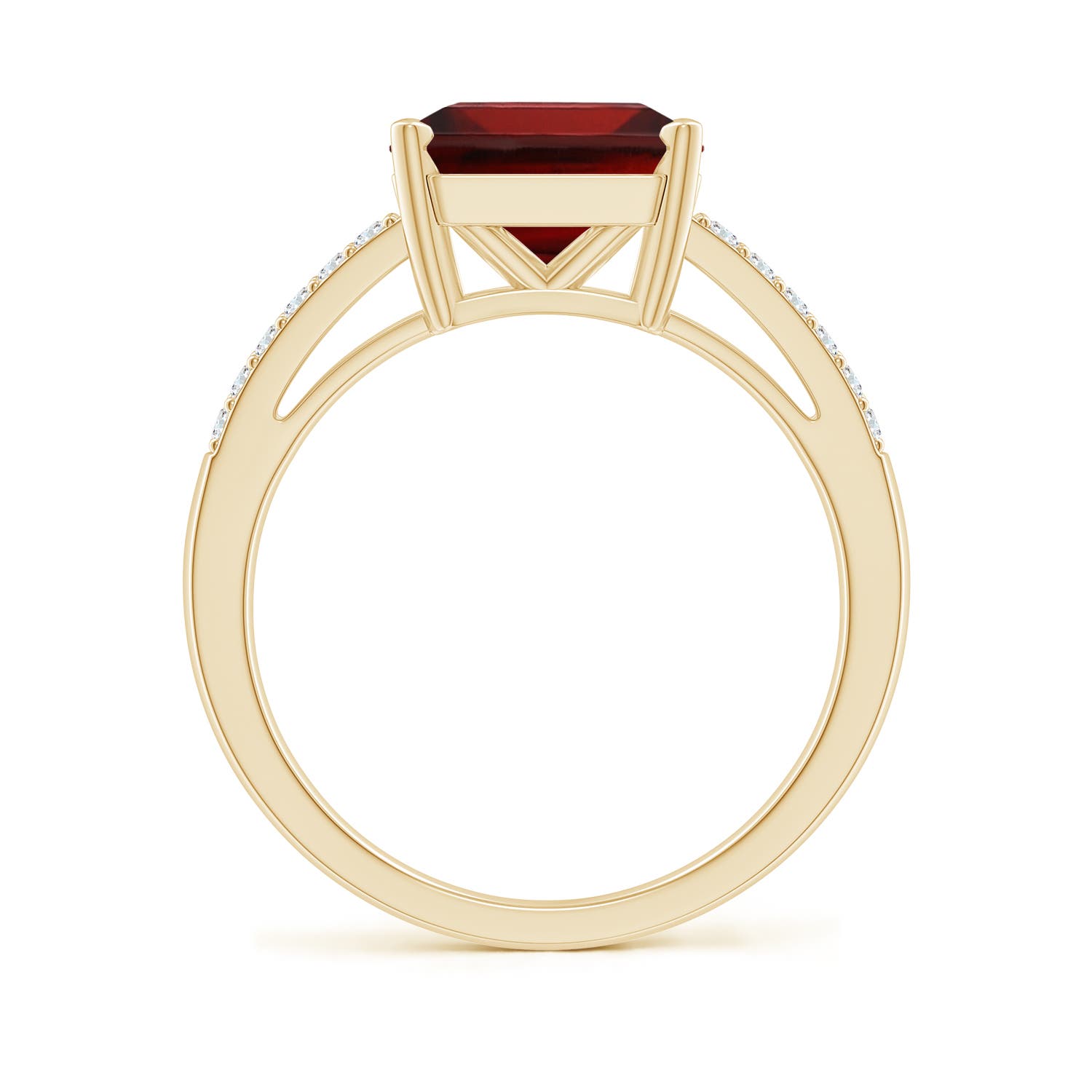 AAA - Garnet / 4.44 CT / 14 KT Yellow Gold